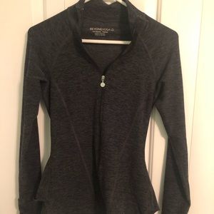 Beyond Yoga Full Zip Peplum Jacket - XS